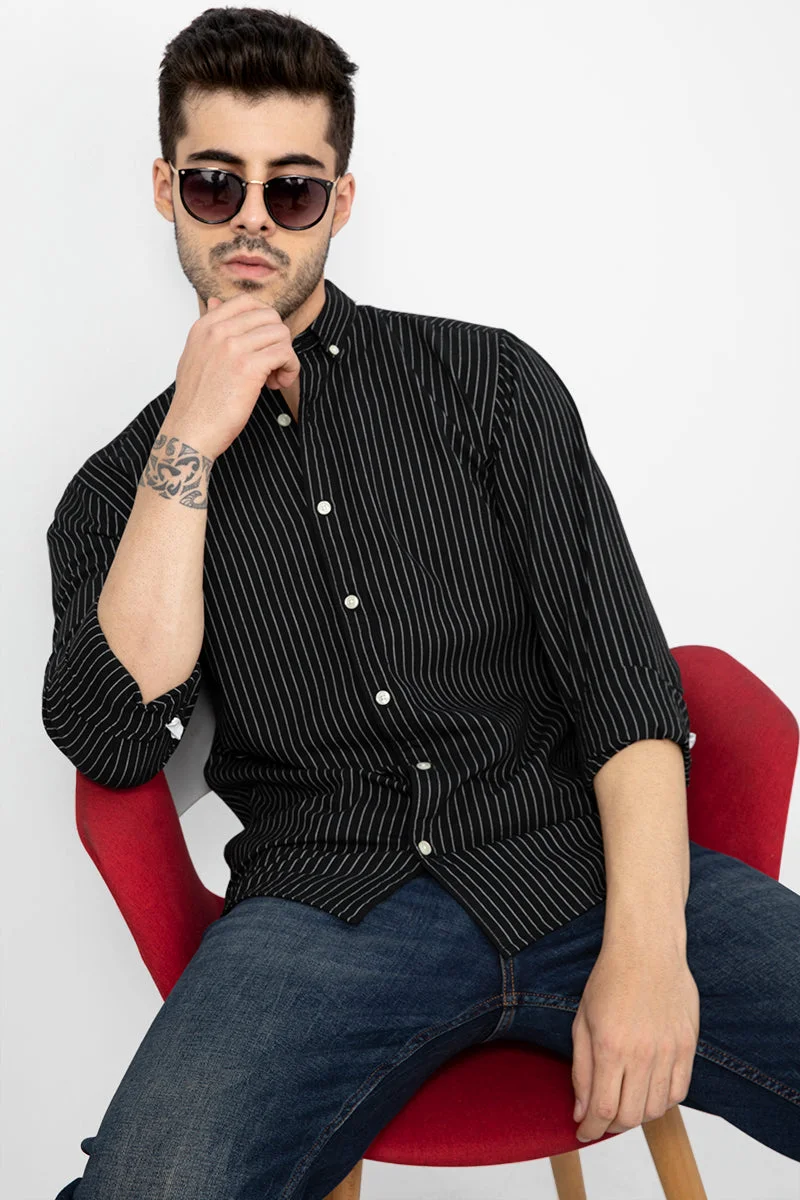 سنيتش Lining Black Shirt